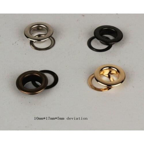 300set 10MM COPPER Antique Silver eyelets buttons clothes accessory handbag findings