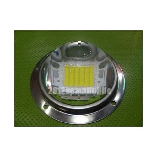 78mm Optical Glass Lenses + Fixed Rings set for 20W 30W 50W 60W 80W 100W 120W High Power Led