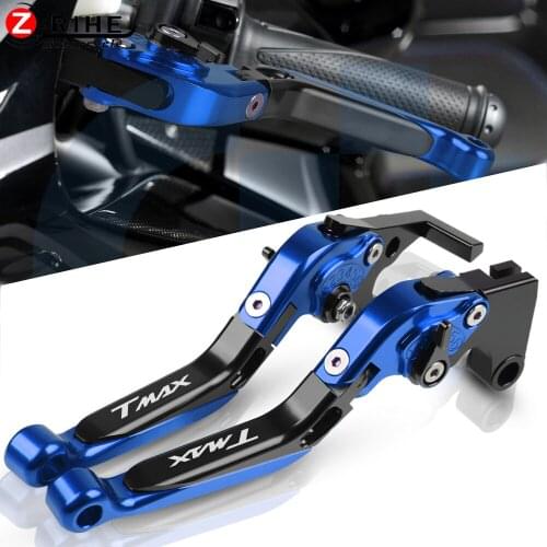 Motorcycle Accessories Adjustable Folding Extendable Brake Clutch Levers Parts For YAMAHA TMAX530 TMAX 530 SX/DX 2017 2018-2019