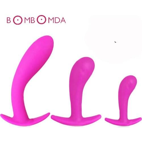 Soft Silicone Anal Plug Prostate Massage Anus Stimulator G Spot Butt Plug Adult Product Anal Sex Toys For Men Women Masturbators