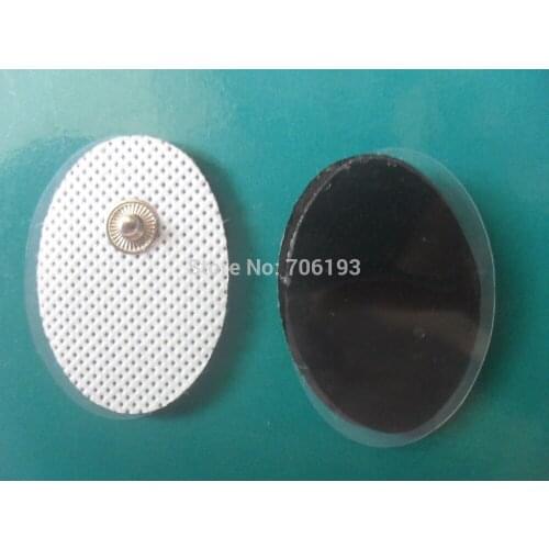 Freeshipping 50pcs/lot (25 Pairs) good quality Mini white Electrode Pads for Tens Acupuncture,massager and slimming electric