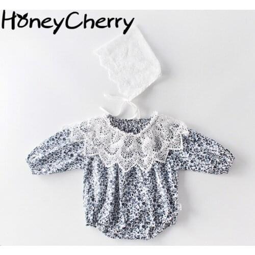 Girls Bodysuit Crawling Clothes For Newborns With Small Fragments Can Take Off Bud Collar, Butt Shirt And Three-piece Clothes