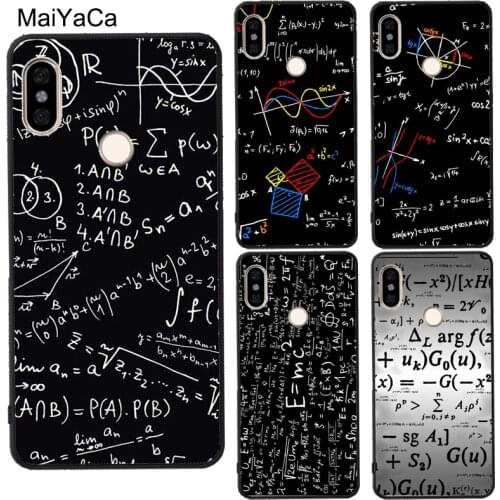 E=mc2 Math Physical formula For POCO F2 Pro F1 X3 Case For Redmi Note 9 Pro 7 8 8T 9S 9A 9C For Mi A3 Note 10 Lite