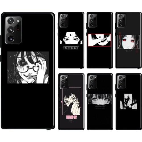 Japanese Anime Aesthetic Case For Samsung Galaxy S10 Plus S8 S9 S20 FE Note10 Plus Note9 Note20 S21 Ultra Cover Bag