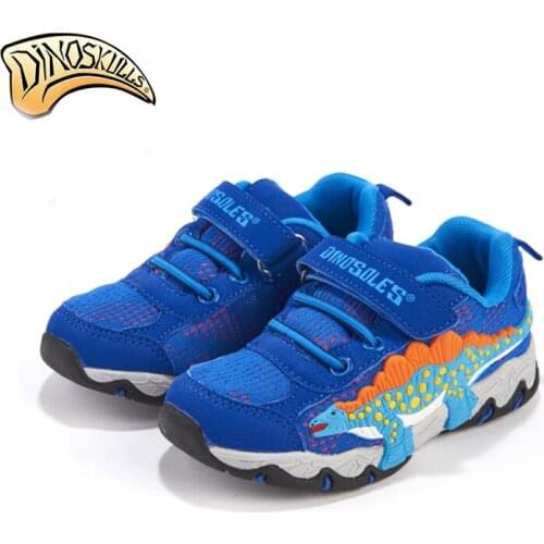 Dinoskulls Children Kids Shoes Boys Sneakers 2018 New Spring Leather Brand Sport Shoes 3D Kids Shoes Dinosaur