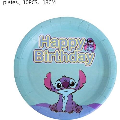 Disney Star Baby Theme Party Supplies Childrens Birthday Party theme series disposable tableware Lilo & Stitch Party Decor