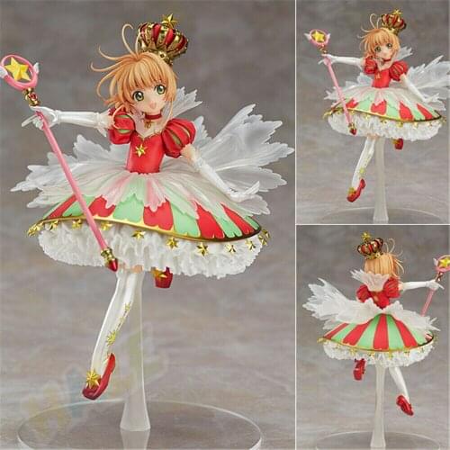 Card Captor Sakura Kinomoto Sakura Crown 15th Anniversary 1/7 Figure Model Toy No Box