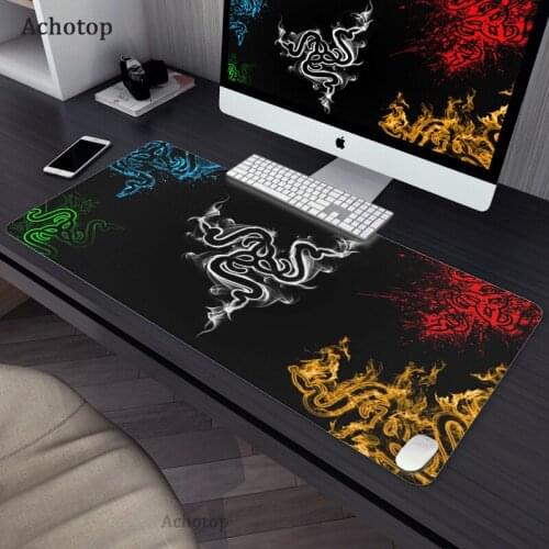 Mouse Pad Razer Logo Custom Mouse Pad Art Gamer Soft Anime Natural Rubber Office Decoration Carpet Desk Mat Mouse Mat MousePads