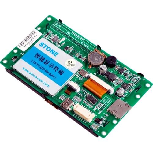 STONE HMI TFT LCD Display Module with Program + Controller + Touch Screen for Industrial Use Support any Microcontroller