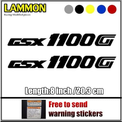 Motorcycle bike Fuel tank Wheels Fairing notebook Luggage helmet MOTO Sticker decals For SUZUKI GSX1100 G GSX 1100 G