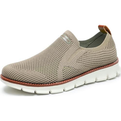 2021 New Mens Mesh Casual Shoes Fashion Lightweight Breathable Soft-Soled Shoes Summer Outdoor Sports Fitness Sneakers Big Size