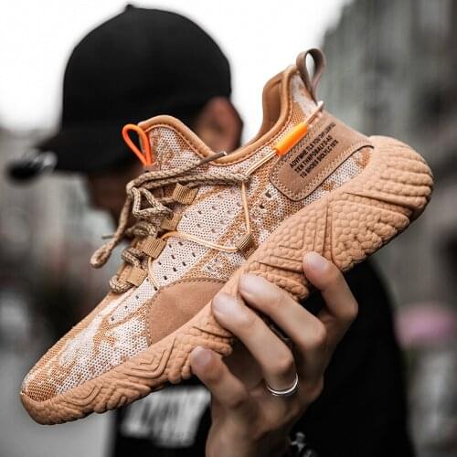 2020 Autumn New Mens clunky sneaker coconut Reflective sneakers men leisure shoes breathable mesh sport shoes