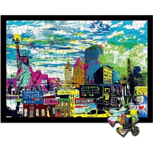 Marilyn Monroe puzzle Abstract painting Herben jigsaw puzzle 1000 pieces adult relief Adornment picture Restoring ancient ways