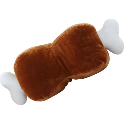 Monster Hunter Barbecue plush Pillow Detachable Meat Bone plush toy Cute Plush Nap Pillow Doll Cushion Anime Peripheral Plushie