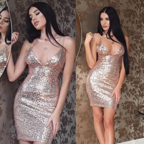 Hot Europe and America Sexy strappy sequined dress 1pcs/lot