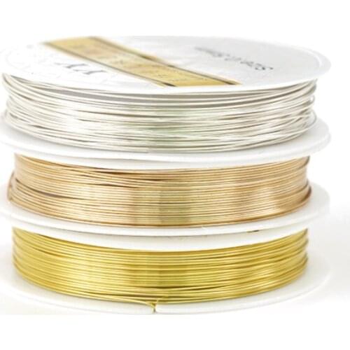 0.2-0.6mm Copper Wire strong wire For Bracelet Necklace Jewelry DIY Accessories Craft Beading Wire