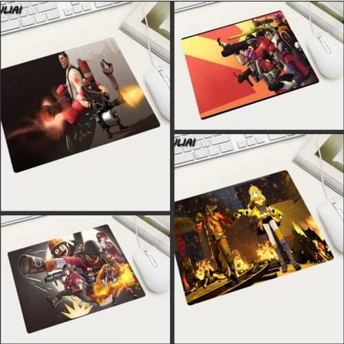 XGZ Anime Movie Rubber Rectangular Mouse Pad Small Size No Locking Game Player Mouse Pad Laptop MousePads for Team Fortress 2