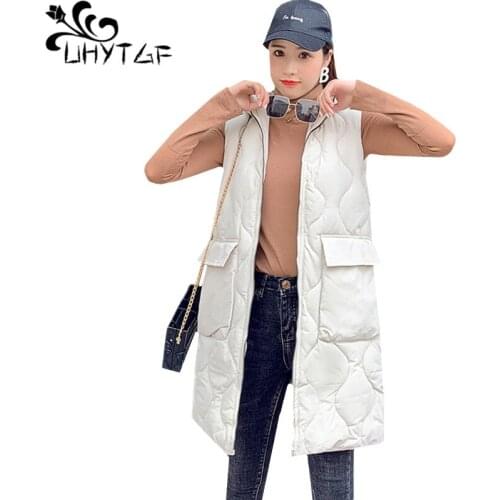 Женские пуховые жилеты UHYTGF China At AliExpress