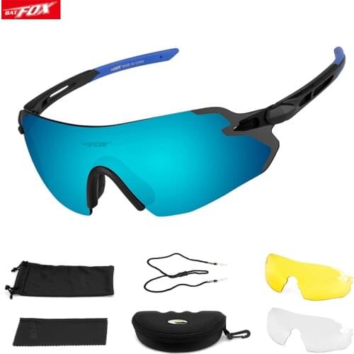 BATFOX UV400 Cycling sunglasses Rimless Outdoor Sports Bicycle MTB Bike Glasses bicicleta Gafas ciclismo Glasses Goggles Eyewear