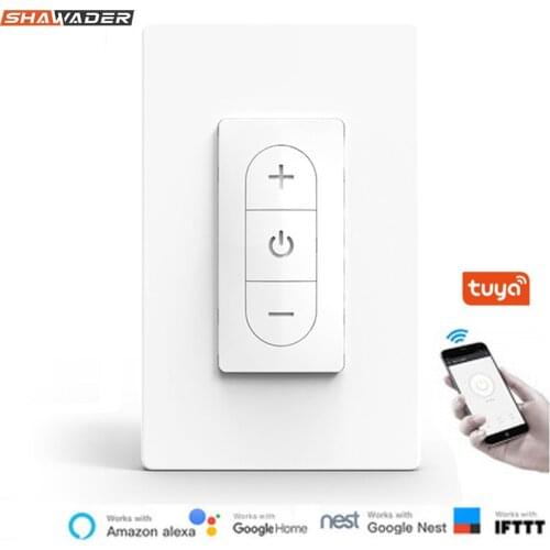 WiFi Smart Light Dimmer Wall Switch Tuya APP Remote Wireless Voice Control Electric Swithes work with Alexa Google Home IFTTT