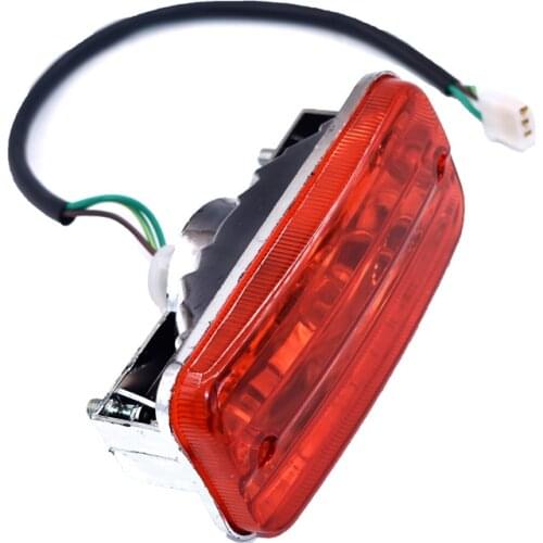 12V Rear Tail Light Farm Sport Style For Bull 110cc 125cc Quad Dirt Bike ATV 4 Wheel