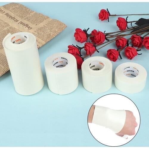 1 x Roll Sponge Beige Premium Adhesive Tape Sport Binding Physio Muscle 25/40/100mm Elastic Bandage Strain Injury Support