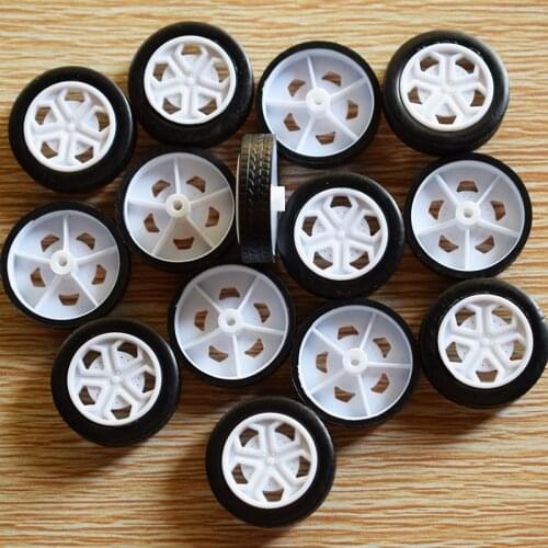 10/100pcs / toy rubber wheel /26*2mm/ simulation wheel / DIY model toy accessories / rc car accessories/yuanmbm/baby toys