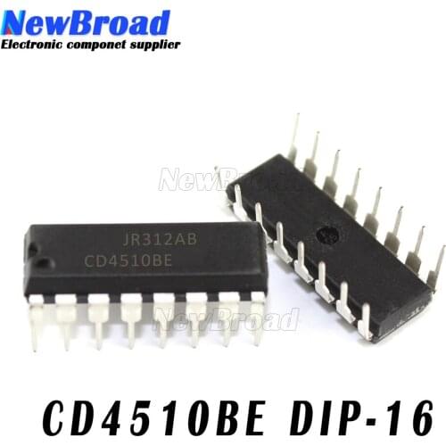 10pcs CD4510BE DIP16 CD4510 DIP-16 4510BE DIP HCF4510BE HEF4510BP IC