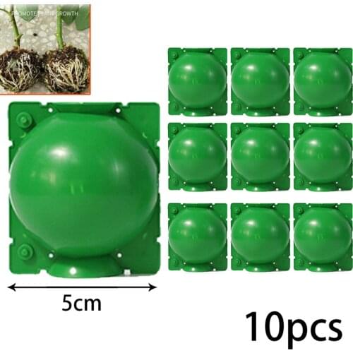 10pcs Plant Rooting Equipment High Pressure Propagation Ball Garden Grafting Box Gardening Supplies