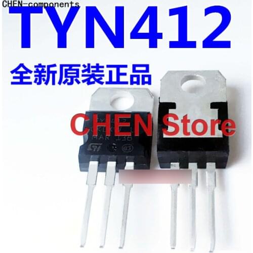 10pcs Brand new genuine TYN412RG TYN412 TO-220 single item SCR