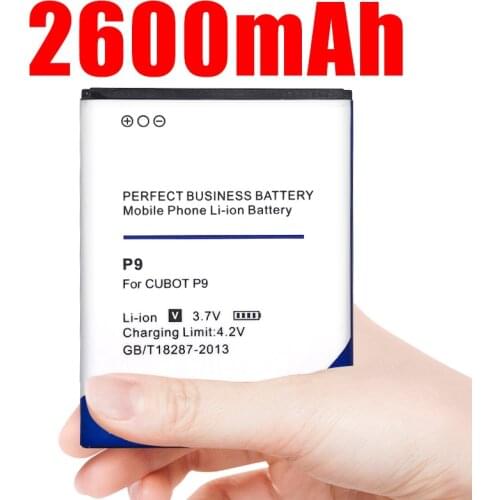 2600mAh P9 Battery for CUBOT P9 battery