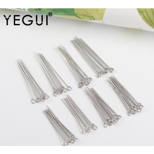 YEGUI M1068,jewelry accessories,needle,rhodium plated,copper metal,nickel free,diy accessories,charms,jewelry making,20g/lot