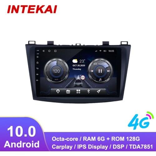 9" Android 10.0 Car Radio GPS Navigation autoradio multimedia player for MAZDA 3 2009 2013 head unit stereo