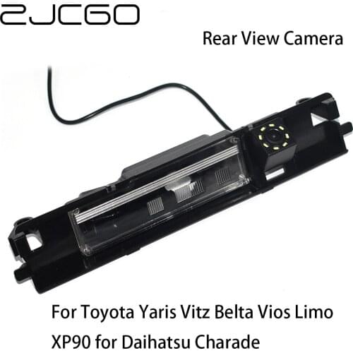 ZJCGO HD CCD Car Rear View Reverse Back Up Parking Camera for Toyota Yaris Vitz Belta Vios Limo XP90 for Daihatsu Charade