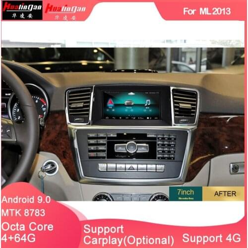 Hualingan ForMercedes-Benz ML 2013 Android Octa Core navigation car dvd player 4G internet 64G storage WIFI Carplay