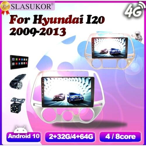6G+128G Android Car Radio Player For Hyundai I20 2009 2010 2011 2012 2013 GPS OBD BT Navigation Carplay Auto head unit no 2 din