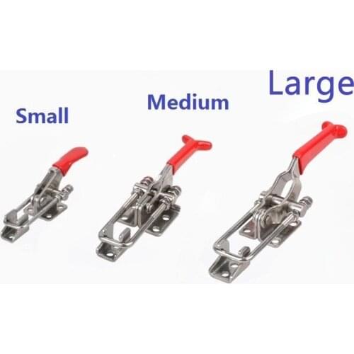 Quick Release Horizontal Clamps Adjustable Box Buckle Door Bolt Toggle Clamp Woodworking Push Pull Clip