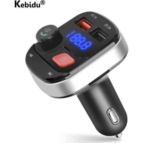 FM Transmitter 5.0 Bluetooth Wireless Car MP3 Player Bluetooth Stereo Charger Effect Sound Disk U Car Music EQ Car Lossless E0Q4