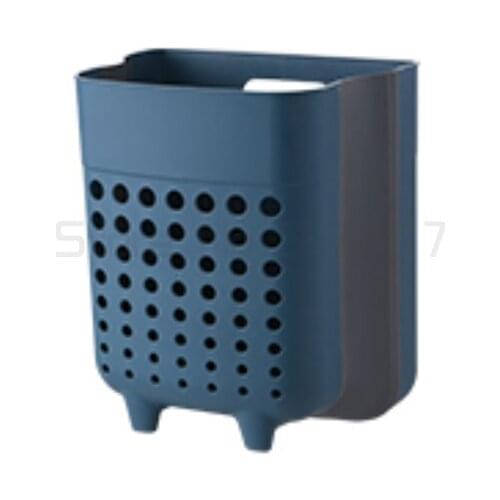 Dirty clothes basket foldable bathroom dirty clothes basket storage basket household wall hanging laundry bucket