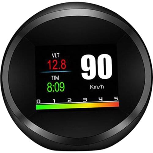 2-in-1 HUD Display 1.6" Screen Digital Car with Auto Diagnostic Scanner