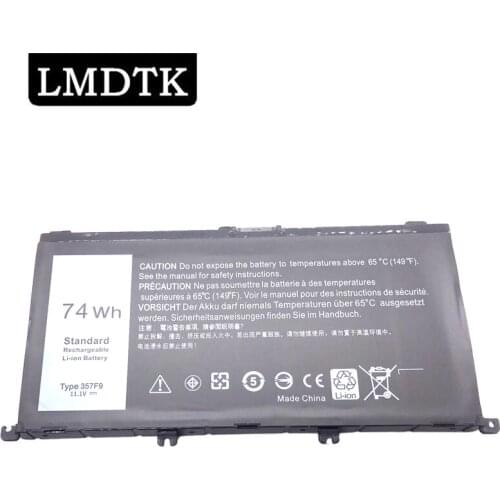 LMDTK New 357F9 Laptop Battery For Dell Inspiron 15-7000 7559 7557 7566 7567 5576 INS15PD-1548B 1748B 1848B