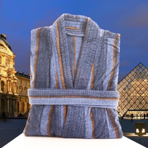 Mens Bathrobe Winter Thick Warm Long Bathrobe Soft Flannel Fleece Waffle Kimono Bath Robe Femme Dressing Gown Bridesmaid Robes