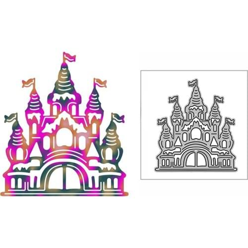 New Ancient Castle Building Craft Embossing Mold 2021 Metal Cutting Dies for DIY Decor Scrapbooking Album Card Making No Stamps
