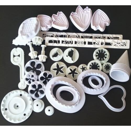 Delicious Fondant Cake Decorating Modelling Tools Set DIY Sugarcraft for Cake Decorating Fondant Cutters Tools