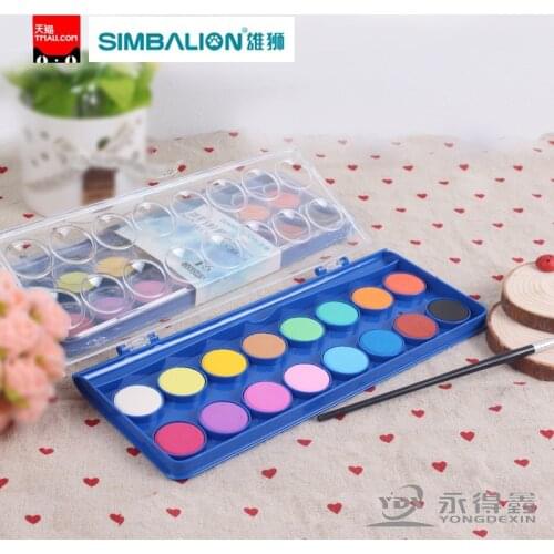 WCC16 powder, watercolor, -16 color, student stationery, watercolor powder cake