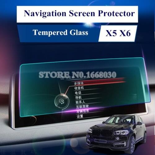 For BMW X5 F15 X6 F16 Tempered Glass GPS Navigation Screen Protector Car accesories interior Car decoration