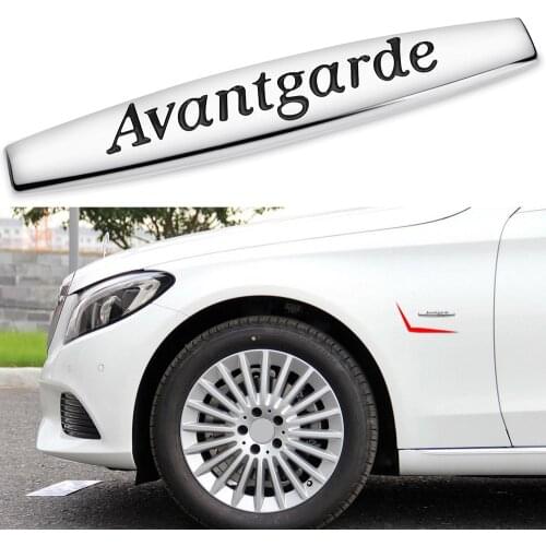 For Mercedes Benz Avantgarde A C E Class C200 C205 C207 C220 C300 C320 C350 E220 E250 E280 E230 E300 E320 E35 Fender Logo Badge