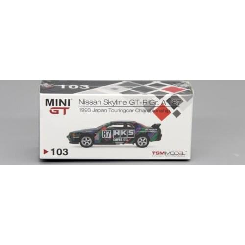 1:64 1993 NISSAN SKYLINE GT-R 87 103 Metal Diecast Alloy toy cars Model Vehicles For Children Boys gift hot
