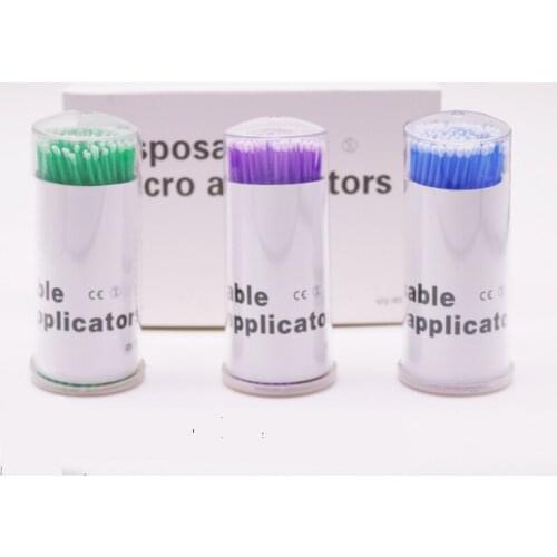 100PCS/Bottle Dental Disposable Micro Brushes Applicators Micro Brush Dentistry Odontologia Extension Tools
