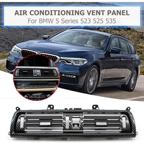 Car Central Console Air Conditioner AC Vent Grill Outlet Panel Cover for BMW 5 Series F10 520 521 523 525 530